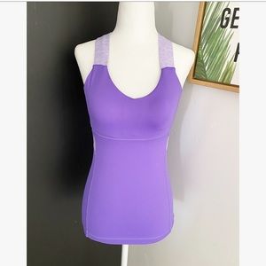 Lululemon Cross Purple Tank